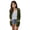 Green, variant on Big Girls Knitted Cardigan Coat Solid Casual Outerwear Jacket, Sizes 8-10