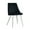 4pcs/set Black-Velvet-Metal-2, variant on 4pcs/Set Modern Grey Velvet Dining Chairs , Fabric Accent Upholstered Chairs Side Chair with chrome Legs for Home Furniture Living Room Bedroom Kitchen Dinning room(set of 4)