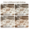 thumbnail image 7 of ODIKA Stylized Celestial Motif With Mirrored Flower Scatter Accents for Queen Size Bedroom, Under Bed, Master Suite, Foldable Easy Care, 7 of 7