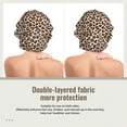 thumbnail image 2 of Disketp Leopard Print-2 Adjustable Sleeping Hair Cap, Hairband Sleeping Cap Turban, Unisex, Available for Curly and Straight Hair, 2 of 6