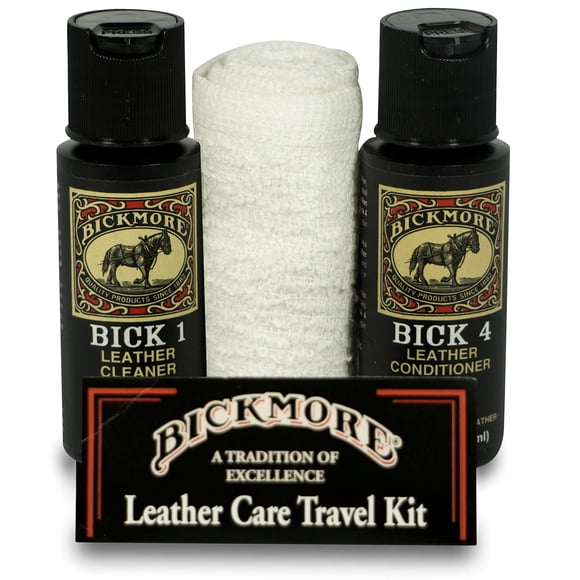 Kit de cuidado de viaje para zapatos y botas de cuero Bickmore Repairs & Pulishes