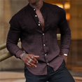 thumbnail image 4 of Camisa gris nueva 2024 Camisa hawaiana informal Camisa de manga larga con cuello Camisa de tendencia de moda Camisa de calle para fiesta en el club, 4 of 4