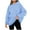 Light Blue, variant on Juslio Hoodies for Women Ladies Sweatshirts Pullover Outerwear Pocket Long Sleeve Drawstring Hooded Sweatshirts