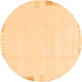thumbnail image 1 of Ahgly Company Indoor Round Solid Orange Modern Area Rugs, 6' Round, 1 of 4