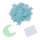 thumbnail image 1 of 101 pegatinas de estrellas 3D con luna y estrellas brillantes, decoración para dormitorio y fiesta (azul claro), 1 of 6