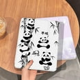 thumbnail image 5 of Tuohive Trifold Stand iPad Case for Pro13 13in Auto Wake Sleep Case TPU Smart Stand Back Cover with Pen Slot,Panda, 5 of 12