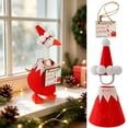 thumbnail image 5 of Sruoe 7 Inch Desk Goose Outfits, Mini Elf Felt with Pom‑Pom Hat & Wooden Tag Porch Goose Clothes, Desktop Goose Outfits, Costume Clothes for Table Decor, Christmas Holiday Tabletop Goose Accessory, 5 of 8
