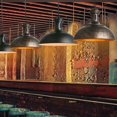 thumbnail image 3 of Loft Pendant Lamp, Industrial Pendant Lighting with Rustic Bowl Shape Barn Dome Lampshade, Ceiling Mount Lamp for Kitchen Dining Room Decor, 3 of 5