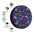 thumbnail image 4 of Fotbe Colorful Butterflies Funda de Llanta de Repuesto con Estampado, Engrosada, Ajuste Universal para Jeep, Remolque, RV, SUV, Camión-15 inch, 4 of 6