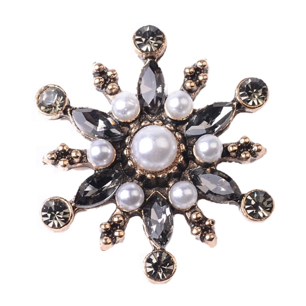 Sonducket Botones de diamantes de imitación de perlas, sombreros de Metal para festivales, Clip para zapatos, joyería DIY, accesorios para Ropa, zapatos y accesorios Miscelánea Tipo 2 Sonducket AP015903-02