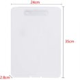 thumbnail image 4 of Plastic Clipboard with Open Foldable Storage Letter Size Slim-Case Storage Clipboard Lightweight Storage Compartment File Holder Document File Box A4 Storage Case for Students Teachers Sales Office, 4 of 7