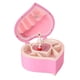 thumbnail image 4 of Caja de música Estuche de almacenamiento de joyas con bailarina giratoria Decoración del hogar para familiares y amigos Rosa, 4 of 10