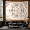 thumbnail image 6 of Floral Garden Sophisticated with Botanical Pale, Mystical Fantasy for Space Lovers, Galaxy Room Decor, Mother'S Day Gift, Tapestry Wall Hanging for Bedroom and Dorm, 6 of 7