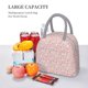 thumbnail image 5 of Balery Floral Retro Style Bolsa de Almuerzo para Mujeres, Caja de Almuerzo, Bolsa de Almuerzo Pequeña Impermeable, Tote de Almuerzo Reutilizable con Gran Capacidad, 5 of 6