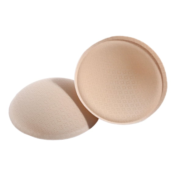 FVDPWYE 2 Pieces Women Insert Bra Pads Sports Cups Bra Insert Comfy for Yoga Sports 1pair Round Beige