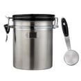 thumbnail image 2 of Bote de café hermético Recipiente De Almacenamiento De Alimentos Secos De Cocina De Bote De Café Hermético Plata 1500ml Plata 1500ml Fanmusic Bote de café hermético, 2 of 7