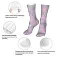thumbnail image 3 of Goofa Flamingo for 16in Socks, Funny Novelty Crazy Design Cotton Socks Sports Socks Knee High Socks For Men, Women,1Pairs - Gift For Working Friends, 3 of 7