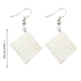 thumbnail image 3 of BNNG Simple Yet Stylish Charm Earrings Chocolate Cookie Earrings Creative And Personalized Cake Dessert Hooks(1 Pair ) Minimalist Threader Earrings Classic Minimalist Bar Earrings, 3 of 5