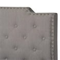 thumbnail image 5 of Bowery Hill Transitional Button Tufted Fabric Full Size Panel Bed in Gray, 5 of 8