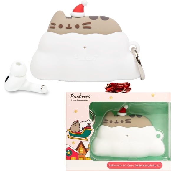 Funda iFace Pusheen AirPods Pro, funda navideña de silicona