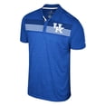 thumbnail image 2 of Men's Colosseum Royal Kentucky Wildcats Big & Tall Langmore Polo, 2 of 3