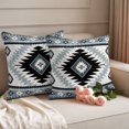 thumbnail image 6 of Outdoor Pillow Covers 18x18 Set of 2, Brown Beige Boho Waterproof Patio Throw Pillow Covers for Couch Sofa Chair, Southwestern Ethnic Abstract Geometric Decorative Pillowcases for Throw Pillows, 6 of 9