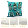 thumbnail image 4 of COMIO Baegutly Pillowcase Tropical Pineapple Summer Vintage Blue Navy Zippered Pillow Cover Pillow for Long Pillow, 4 of 5