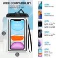 thumbnail image 5 of Livhil Waterproof Dry Bag and Waterproof Cell Phone Bag for Outdoor Water Sports, Boating, Hiking,Kayaking,Fishing (2 * Phone case(Clear)), 5 of 7