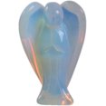 thumbnail image 1 of Statue de Guérison Ange de Paix en Opalite Sculptée 2 Pouces, 1 of 4