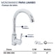 thumbnail image 4 of Llave Monomando Rubinett Baño Lavabo Cromado Cuerpo Latón 34 Cm Venus, 4 of 4