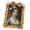 7 inch, variant on Resin Picture Frame Vintage Gold Bow Top with Twisted Border for Portrait Photo Display on Tabletop or Wall Decor