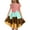 Pink, variant on Girls Tiered Skater Dress Twirl A-Line Summer 𝖲undress with Ruffle Sleeves Breathable Playdate Outfit 6-15 Years