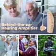 thumbnail image 5 of Elderly Loudspeaker Headphones Hearing Device with Magnetic Charging Portable Wireless Sound Amplifier,Blue & White, 5 of 5
