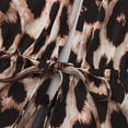 thumbnail image 5 of WEIWEN Halter Tank Tops for Women Trendy 2026 Leopard Printed Tie Front Backless Ruffle Beach Crop Going Out Tops for Women Summer Club Outfits Coffee, XL, 5 of 5