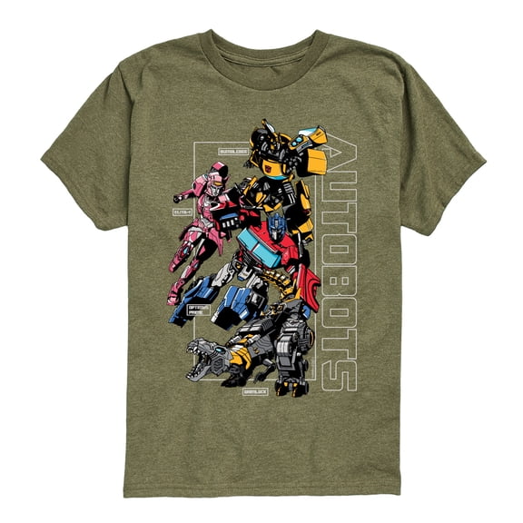 Transformers - Autobots - Youth Boys Short Sleeve Graphic T-Shirt
