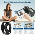 thumbnail image 6 of Saneen Video Camera 8k 48MP Camcorder WiFi IR Night Vision Vlogging Cameras for YouTube 3.0‘’ Touch Screen Digital Camera 18X Zoom with Microphone 32G Card Remote Control, 6 of 8