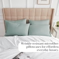 thumbnail image 3 of Southshore Fine Living, Inc. King Pillow Cases Set of 4, Extra Large 20" x 40", Steel Blue, 3 of 8