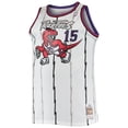 thumbnail image 2 of Men's Mitchell & Ness Vince Carter White Toronto Raptors 1998/99 Big & Tall Hardwood Classics Swingman Jersey, 2 of 3