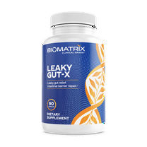 BioMatrix Leaky Gut, IBS Supplement w/ L-Glutamine, Turmeric Root - Support Mucosa | 90 Caps