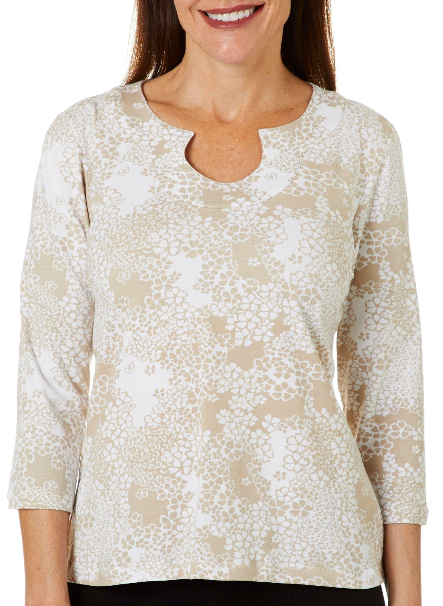 Hearts of Palm Hearts of Palm Petite Printed Essentials Clover Print