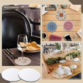 thumbnail image 2 of 120pcs Sublimation Coasters Blank 4 Inch Sublimation Round Blank Coasters Heat Pressed Coasters For Diy Crafts, 2 of 5