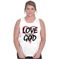 thumbnail image 4 of Love is From God Heart Christian Tank Top Tee Shirt Women Brisco Brands S, 4 of 6