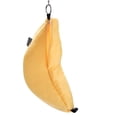 thumbnail image 1 of Lit pour Animaux de Compagnie Suspendu en Velours Doux pour Balançoire de Hamster, Aire de Jeux, Design en Forme de Banane, Portable Léger Lavable Réutilisable, 1 of 7