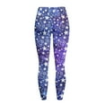 thumbnail image 6 of Renewold Moon Star Galaxy Yoga Leggings with Pockets for Women Thick Exercise Yoga Pants High Waisted Soft Slim Ankle Pants Printed Leggings 4 Way Stretch Leggings, XXL, 6 of 8