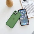 thumbnail image 4 of Clear Case for iPhone 11,Soft Silicone TPU Protective Retro Color Cover Slim Fit Gel Glossy Rubber Bumper Shockproof Case for iPhone 11 6.1＂-Green, 4 of 7