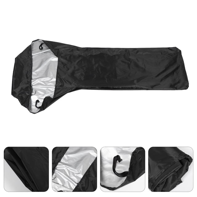 KONTONTY Housse de Tondeuse 1 Pce Protection Extérieure Robuste et Design Résistant aux Déchirures pour Protection contre la Pluie et le Soleil