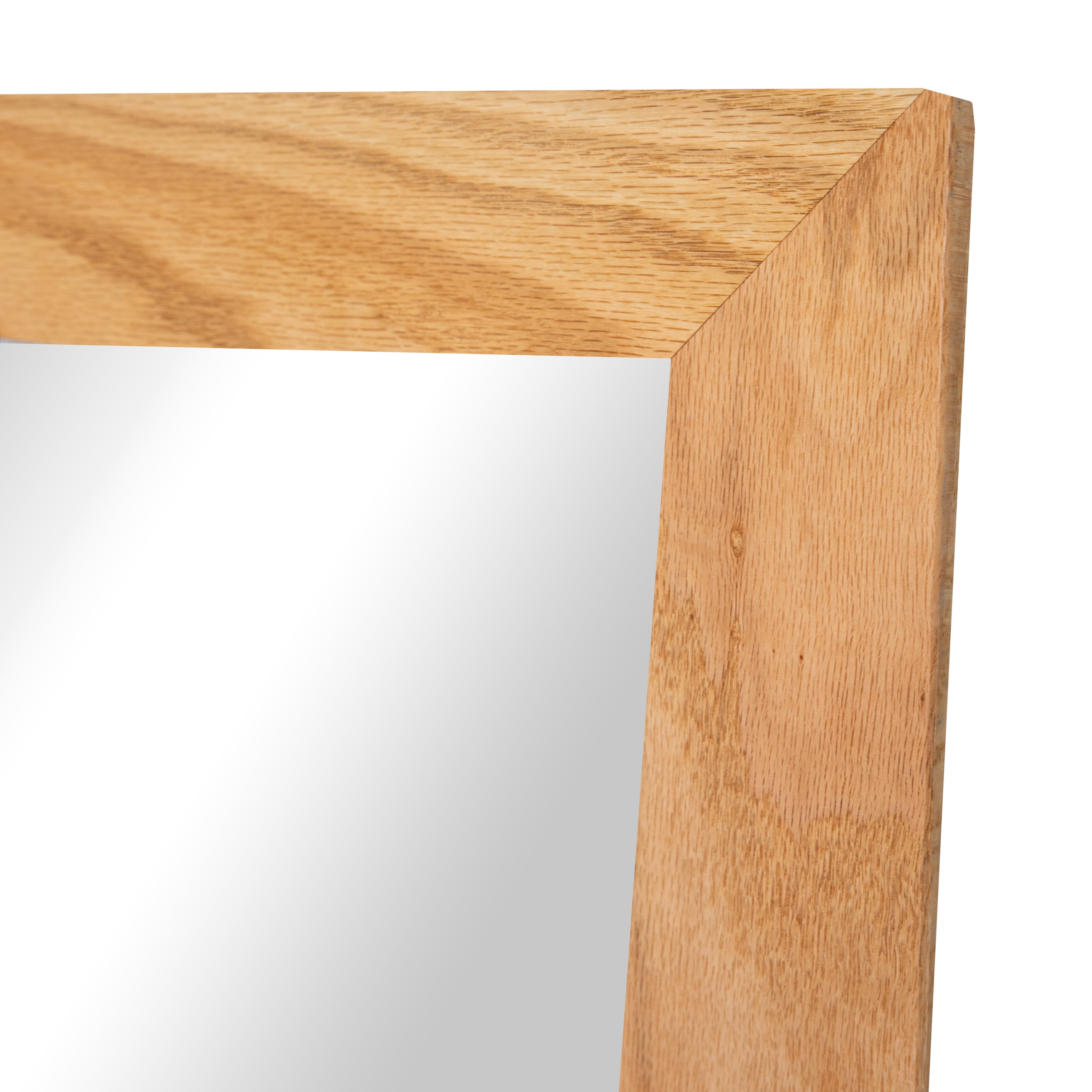 Rayne Ozark Hardwood 2" Red Oak Wall Mirror 73" x 30" Floor Mirror Natural