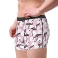 thumbnail image 2 of Balery Pineapple Flamingo Calzoncillos bóxer para hombre, ropa interior de algodón suave y transpirable con cinturilla de nailon-Medium, 2 of 5
