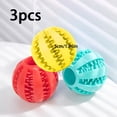 thumbnail image 5 of 3-Pack Rubber Dog Treat Dispensing Balls - Durable Interactive Snack Puzzle Toy, Teeth Cleaning & Educational, Solid Pattern, All Breed Sizes Compatible, Non-Toxic Material, No Battery Needed, 5 of 5