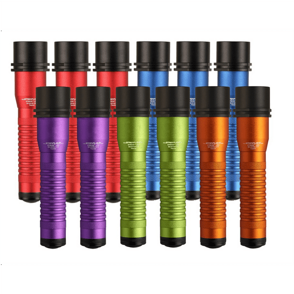 Streamlight 12 Pack of Strion LED Flashlights with PiggyBack Chargers